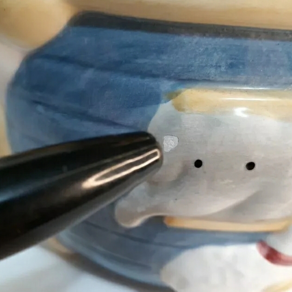 Teapot Noah's Ark By Susan Winget Certified Intl Flaws Small Chips See I… - Picture 8 of 10